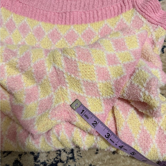 Free People Dream Diamonds pink combo romper L - Picture 10 of 11